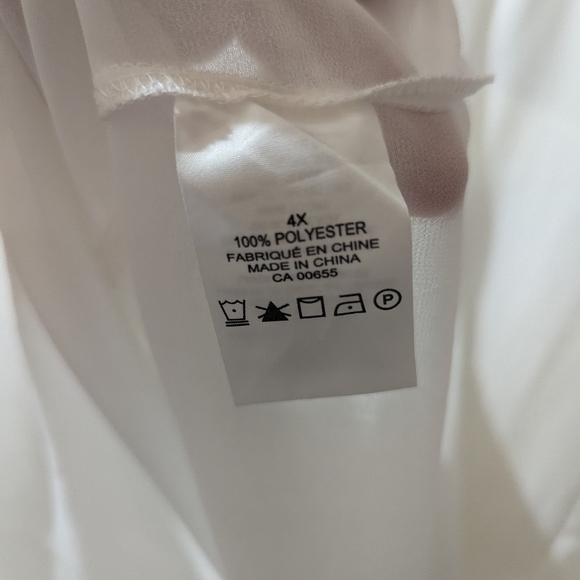 Additionelle Sheer White Top - Picture 3 of 3